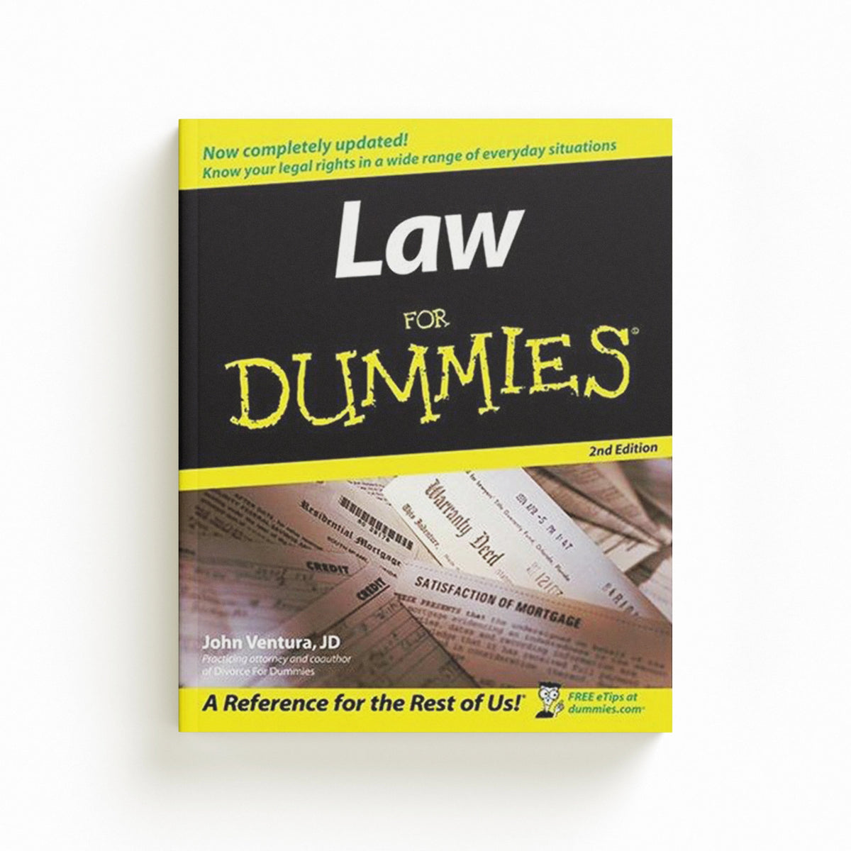Law For Dummies by John Ventura; 9780764558306