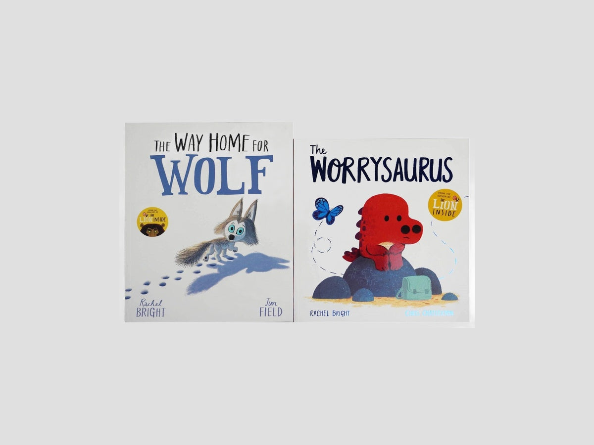 The Way Home For Wolf & The Worrysaurus by Rachel Bright; 9780781164757