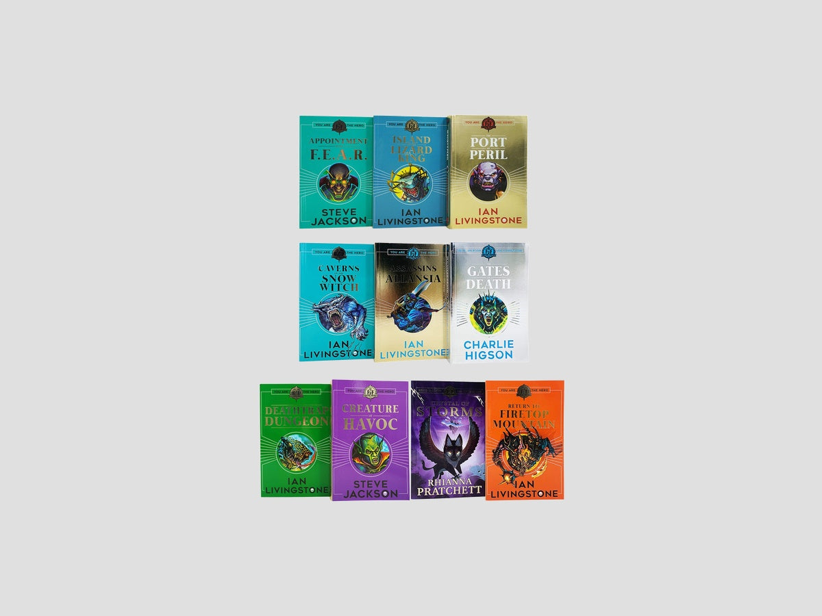 Fighting Fantasy RPG Collection 10 Books Set (Books 6-15) - Ages 9-14 by Scholastic; 9780848476700