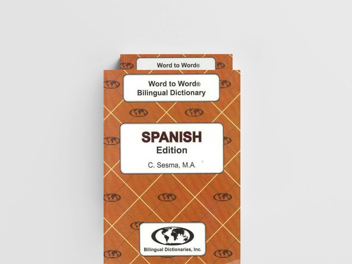 English-Spanish & Spanish-English Word-to-Word Dictionary by C. Sesma; 9780933146990
