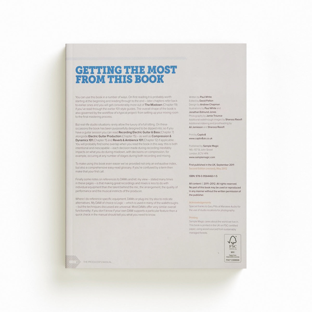 The Producer's Manual by Paul White; 9780956446015