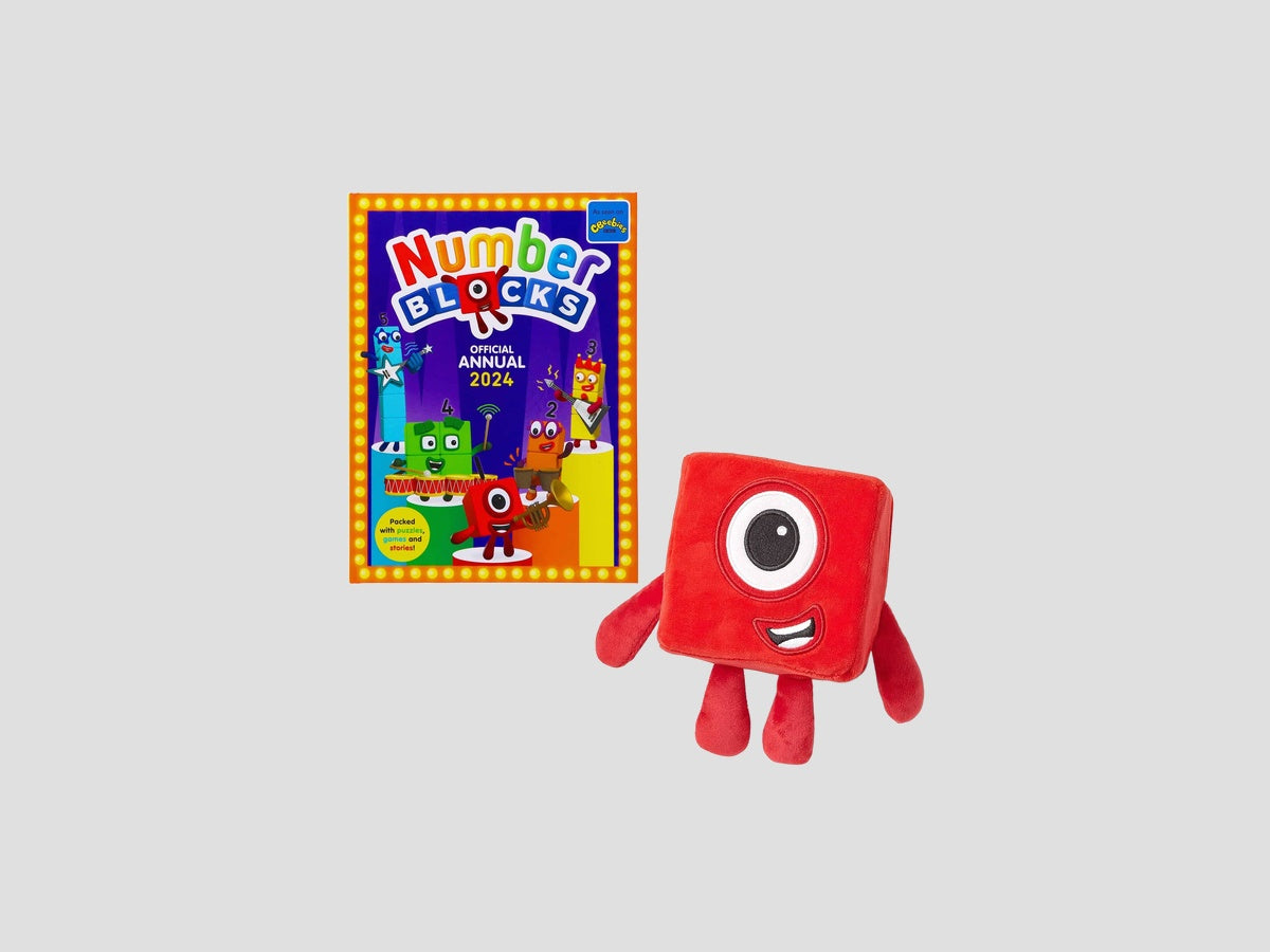 Numberblocks Annual 2024 & Numberblocks One Plush: Girls & Boys, Soft Toys for Toddlers - Ages 18 Months+ by Learning Resources; 9780983029137