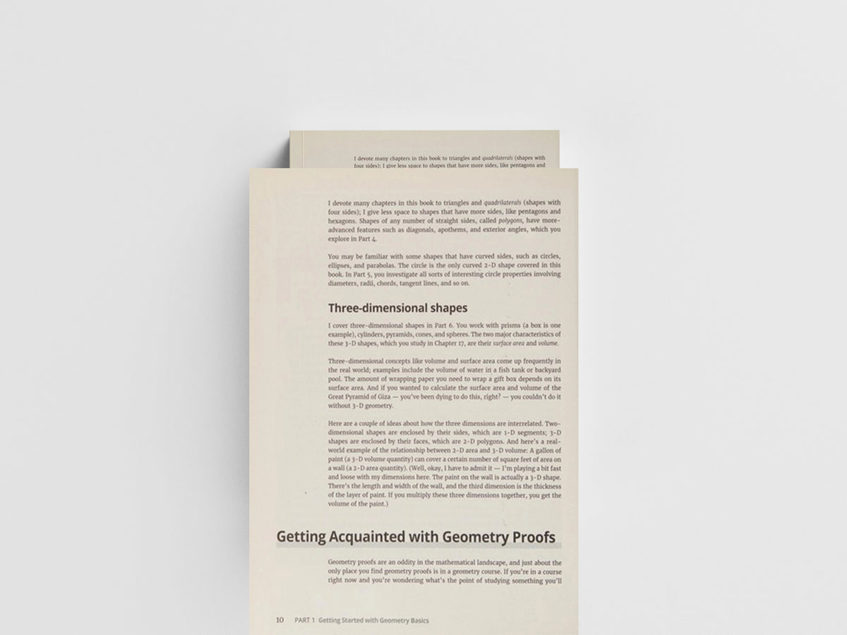 Geometry For Dummies by Mark  Ryan; 9781119181552