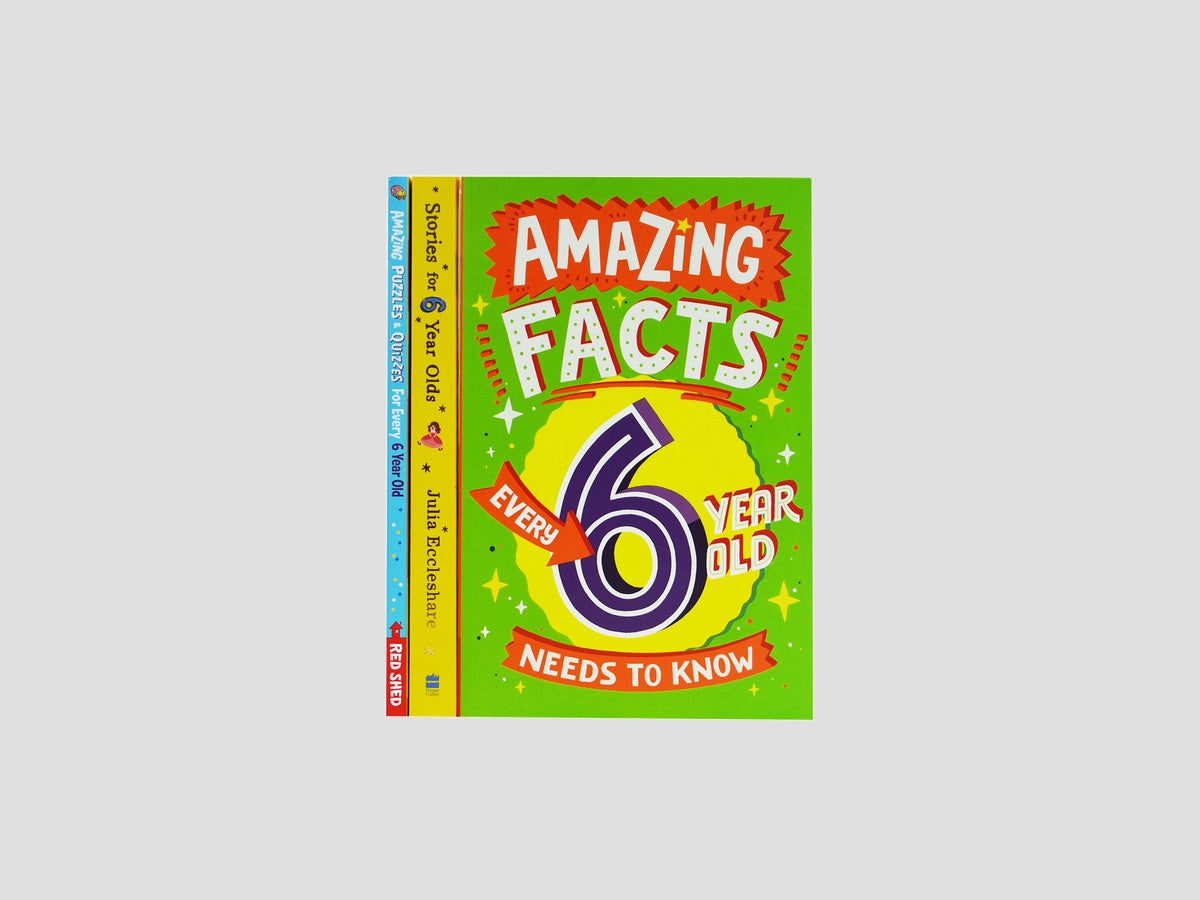 Amazing Facts Every Kid Needs to Know for 6 Year Olds Children's Collection by HarperCollins Publishers/Red Shed; 9781194040843