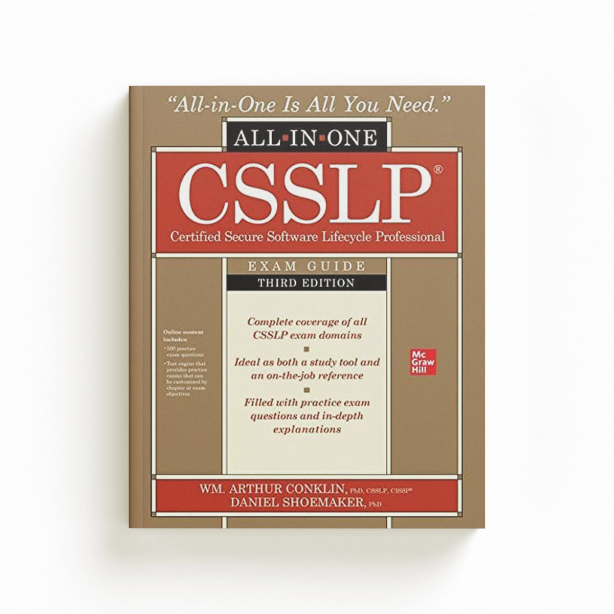 CSSLP Certified Secure Software Lifecycle Professional All-in-One Exam Guide, Third Edition by Daniel Shoemaker; Wm. Arthur Conklin; 9781264258208