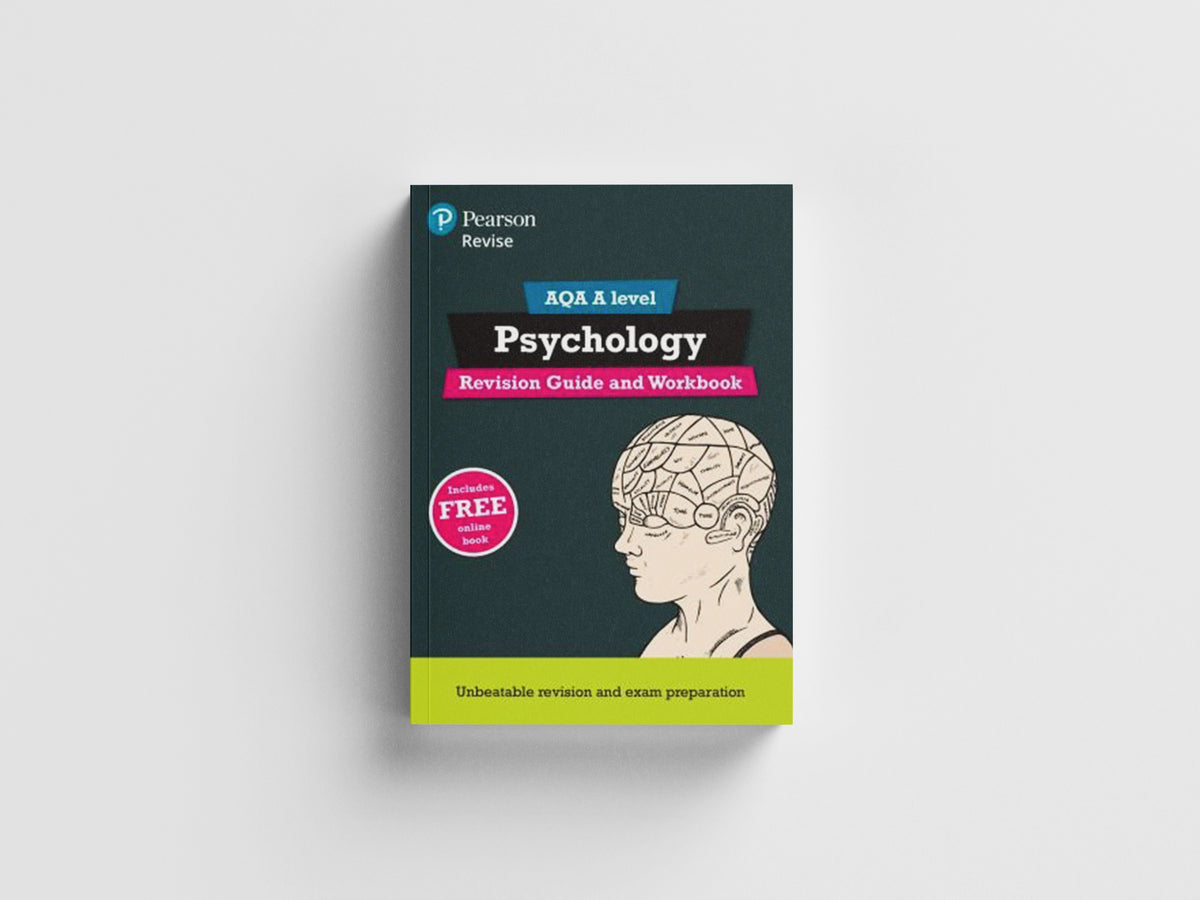 Pearson REVISE AQA A Level Psychology Revision Guide & Workbook inc online edition - for 2026, 2027 exams by Anna Cave; Susan Harty; Sarah Middleton; Sally White; 9781292111216