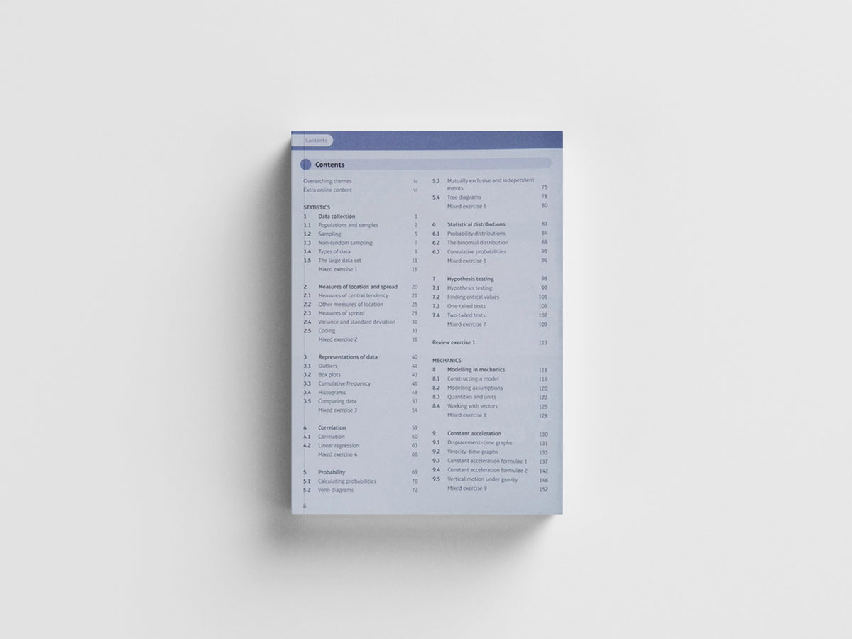 Pearson Edexcel AS and A level Mathematics Statistics & Mechanics Year 1/AS Textbook + e-book by Alan Clegg; Susan Hooker; Michael Jennings; Jean Littlewood; Jane Dyer; J. Nicholson; Ian Bettison; Greg Attwood; Bronwen Moran; 9781292232539