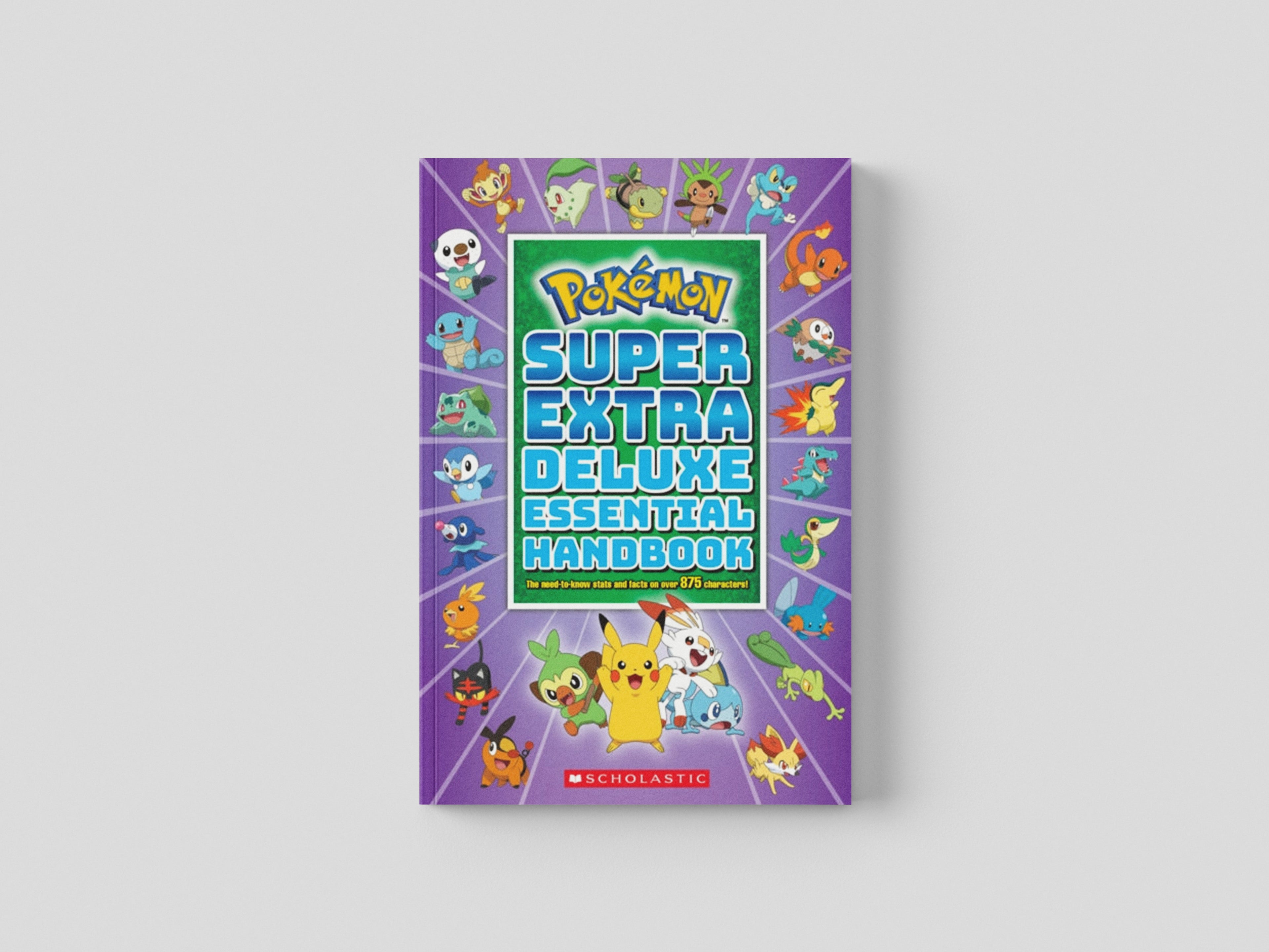 Pokemon: Super Extra Deluxe Essential Handbook by Scholastic; 9781338714128