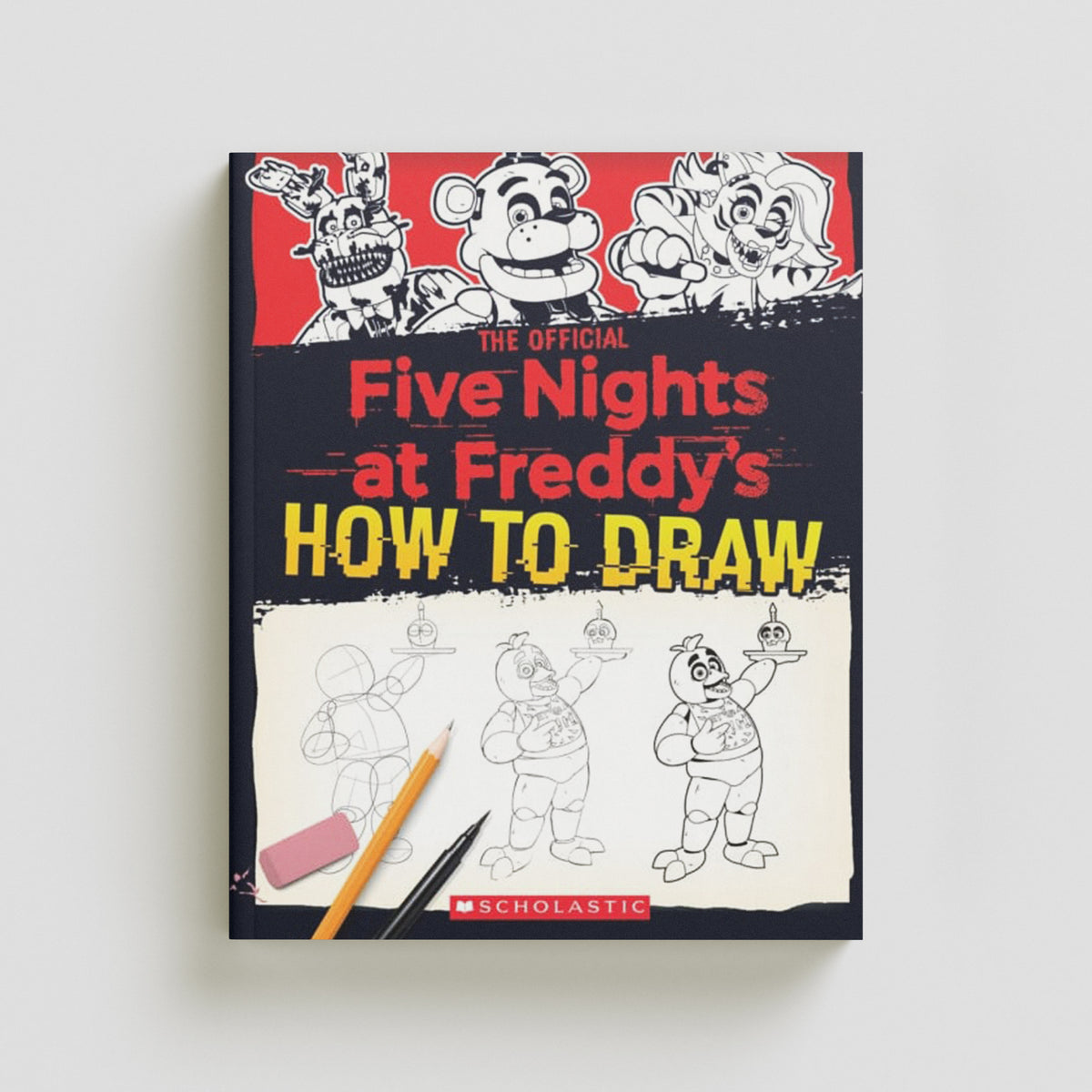 Five Nights at Freddy's How to Draw by Scott Cawthon; 9781338804720