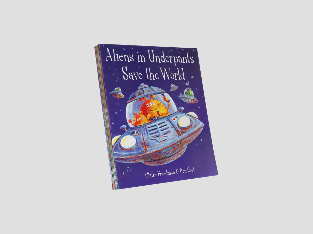 Aliens Love Underpants 6 Book Set Collection - Age 5-7 by Claire Freedman; 9781398545199