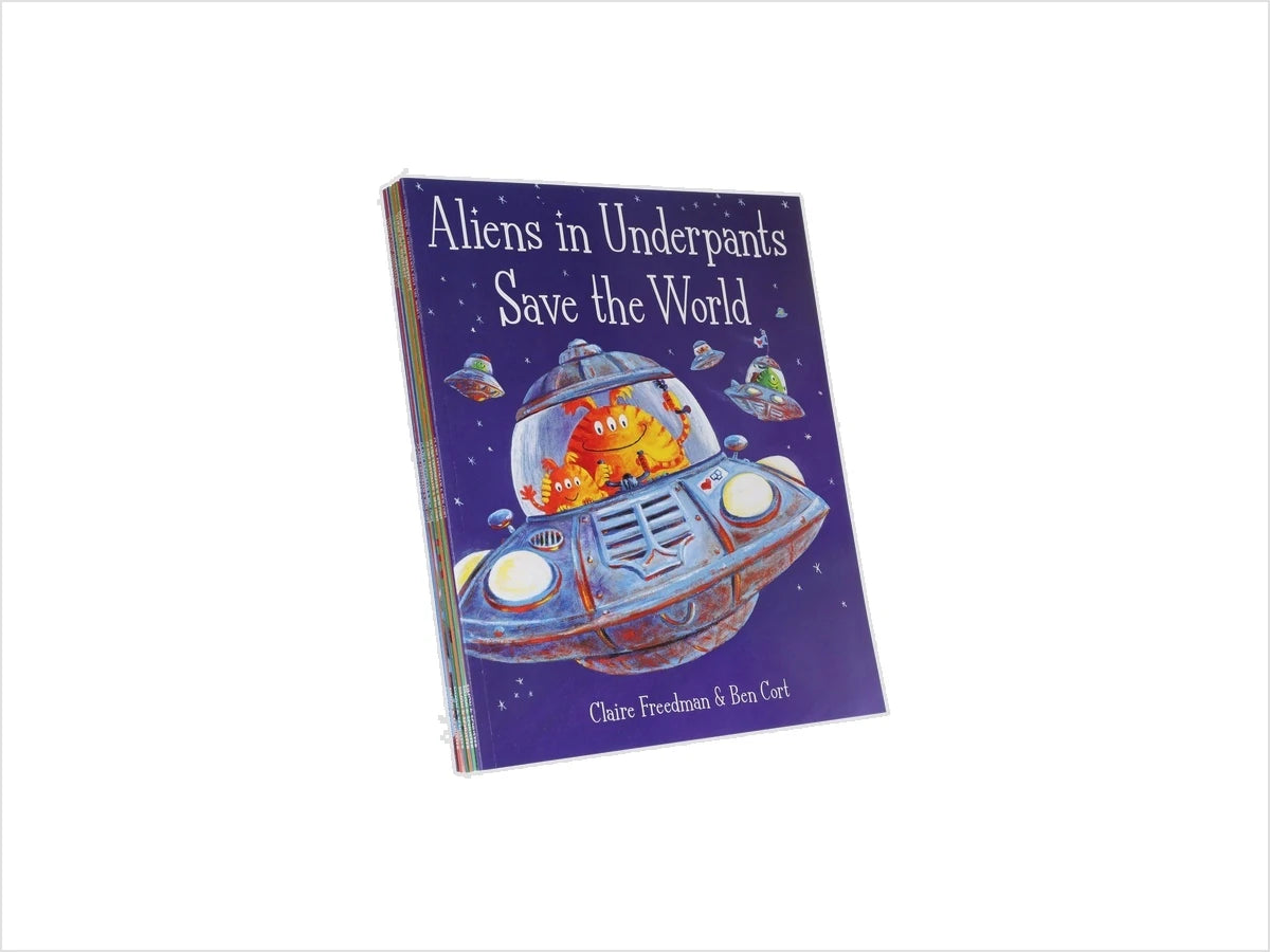 Aliens Love Underpants 6 Book Set Collection - Age 5-7