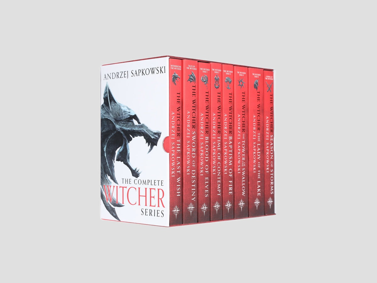 The Complete Witcher Series 8 Books Box Set Collection by Hachette; 9781399623087