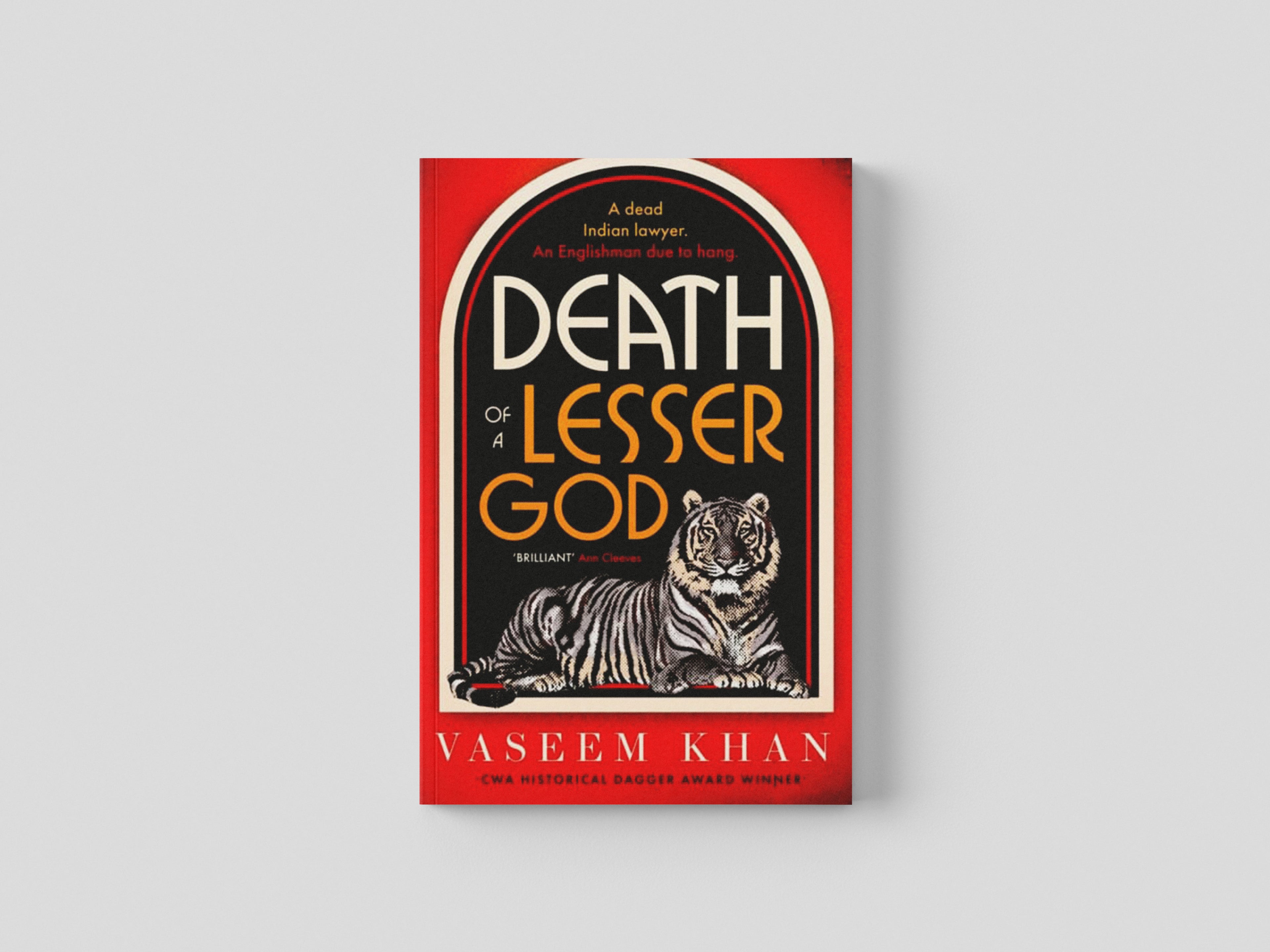 Death of a Lesser God by Vaseem Khan; 9781399707602