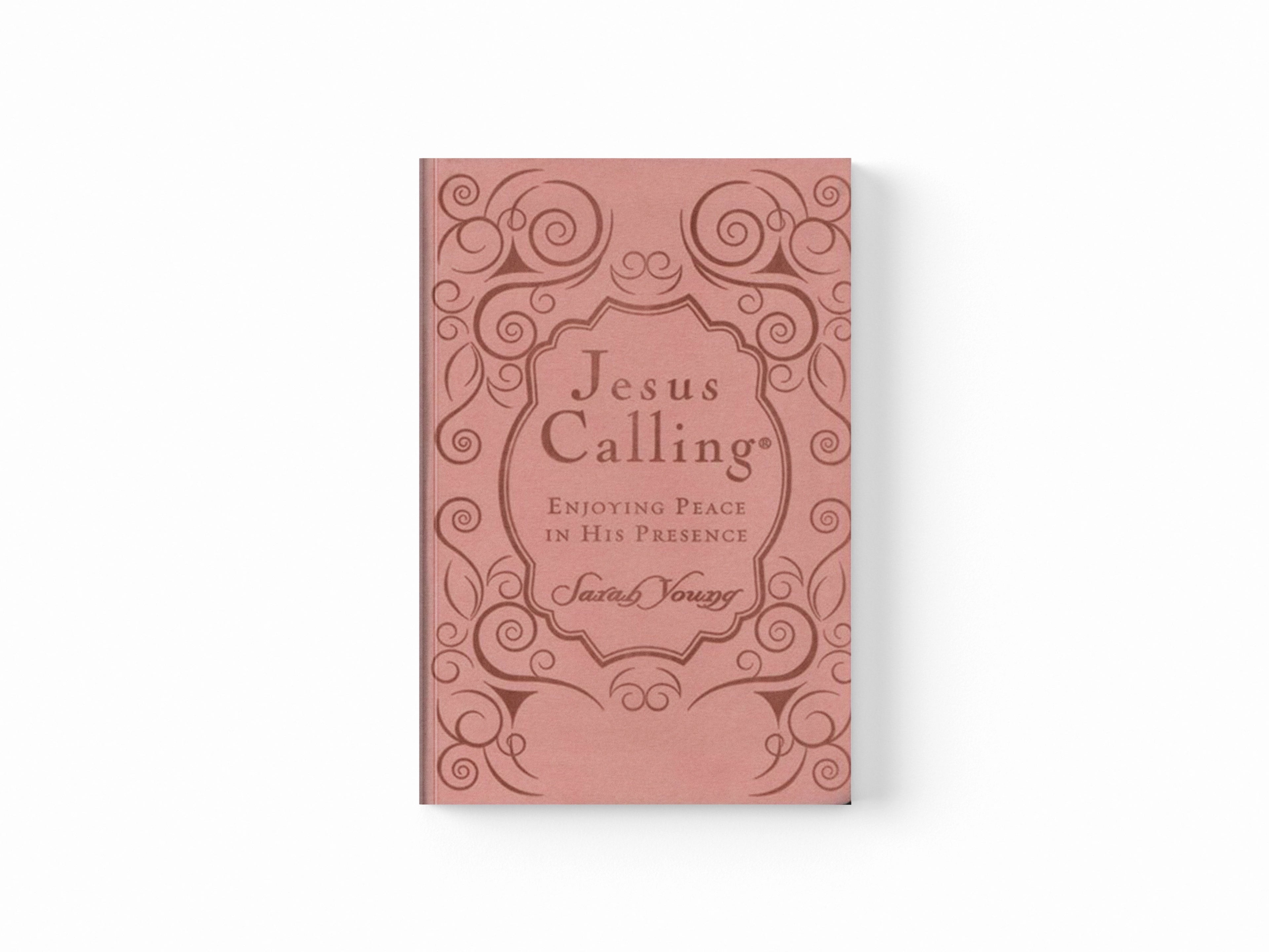 Jesus Calling, Pink Leathersoft, with Scripture References by Sarah Young; 9781400320110