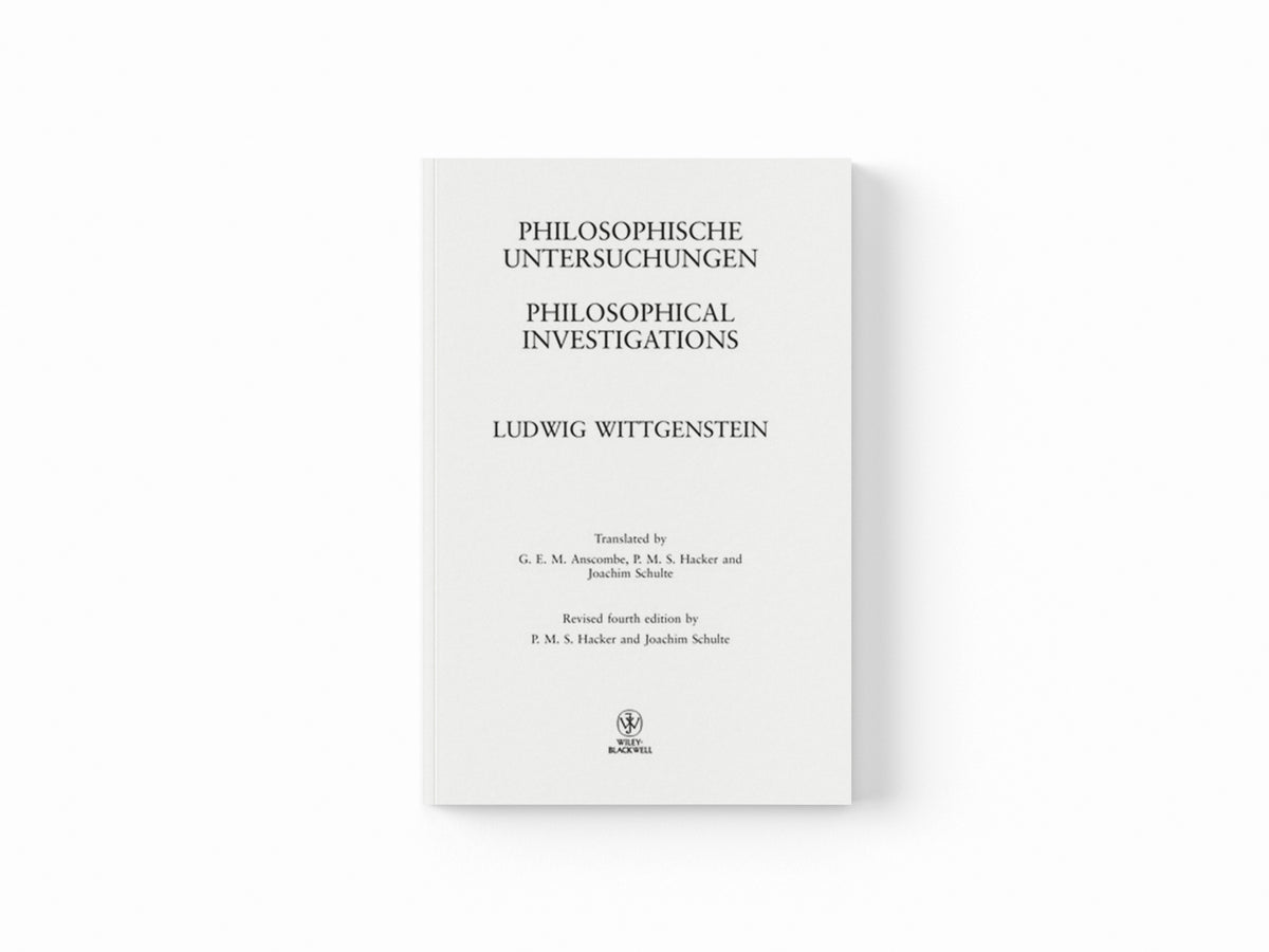 Philosophical Investigations by Ludwig  Wittgenstein; 9781405159296