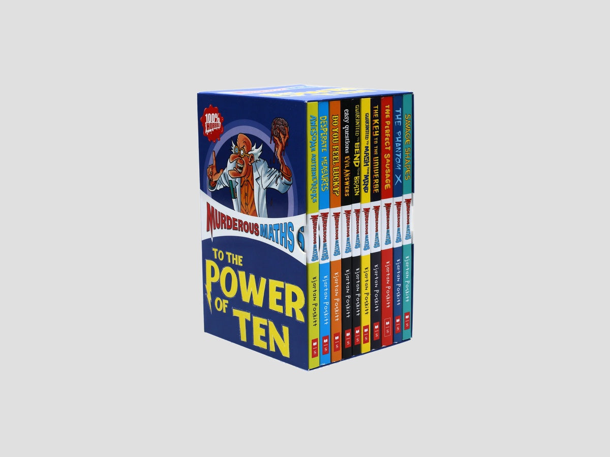 Murderous Maths Collection 10 Books Box Set - Ages 8-12 by Scholastic; 9781407131948