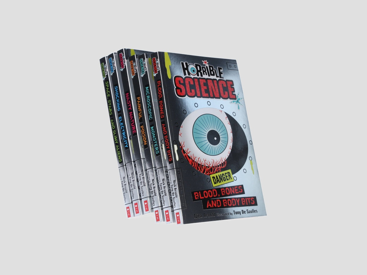 Horrible Science 6 Books Collection Set - Ages 7-12 by Scholastic; 9781407188508