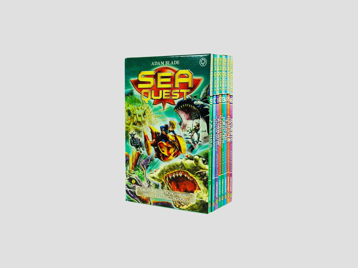 Sea Quest Series Collection 8 Books Box Set - Ages 7-9 by Adam Blade; 9781408348055