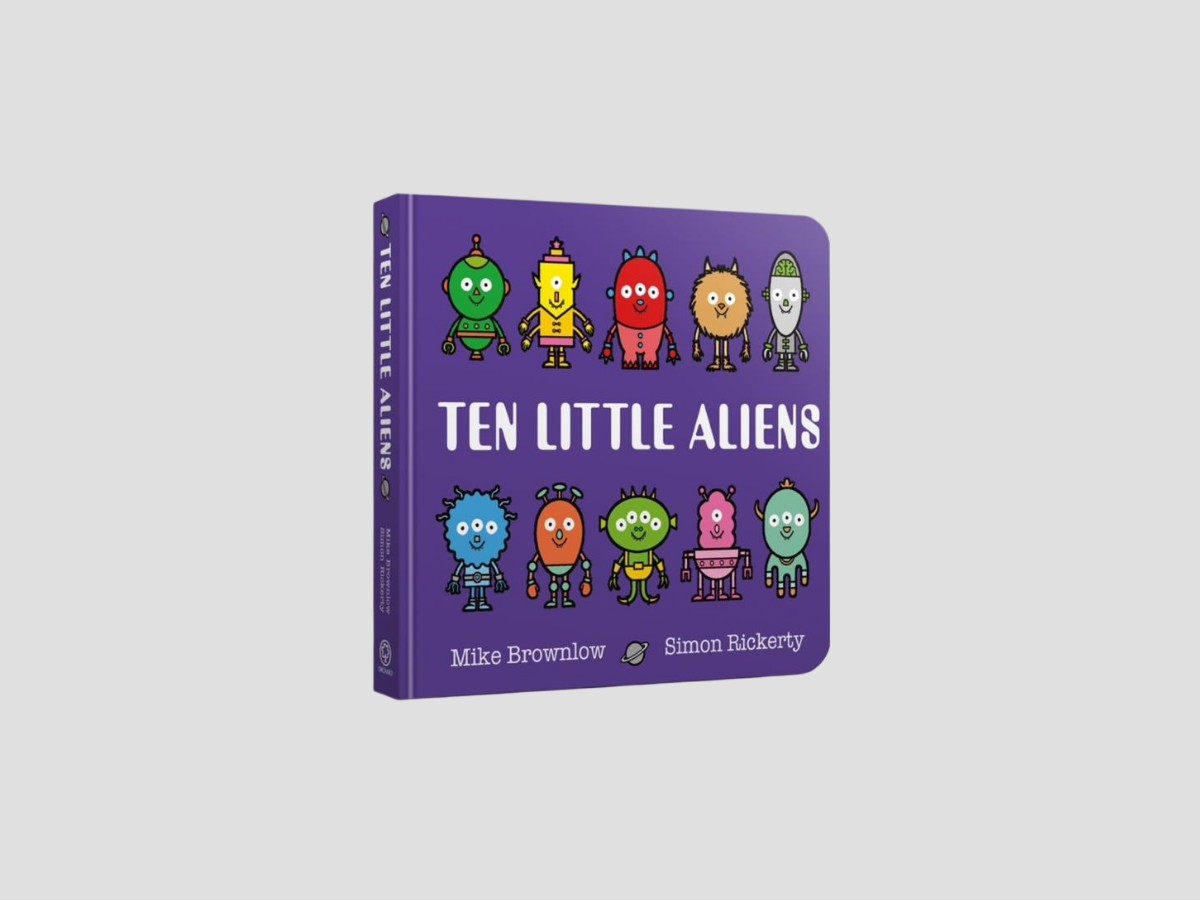 Ten Little Aliens Board Book by Hachette Children's Group; 9781408354377