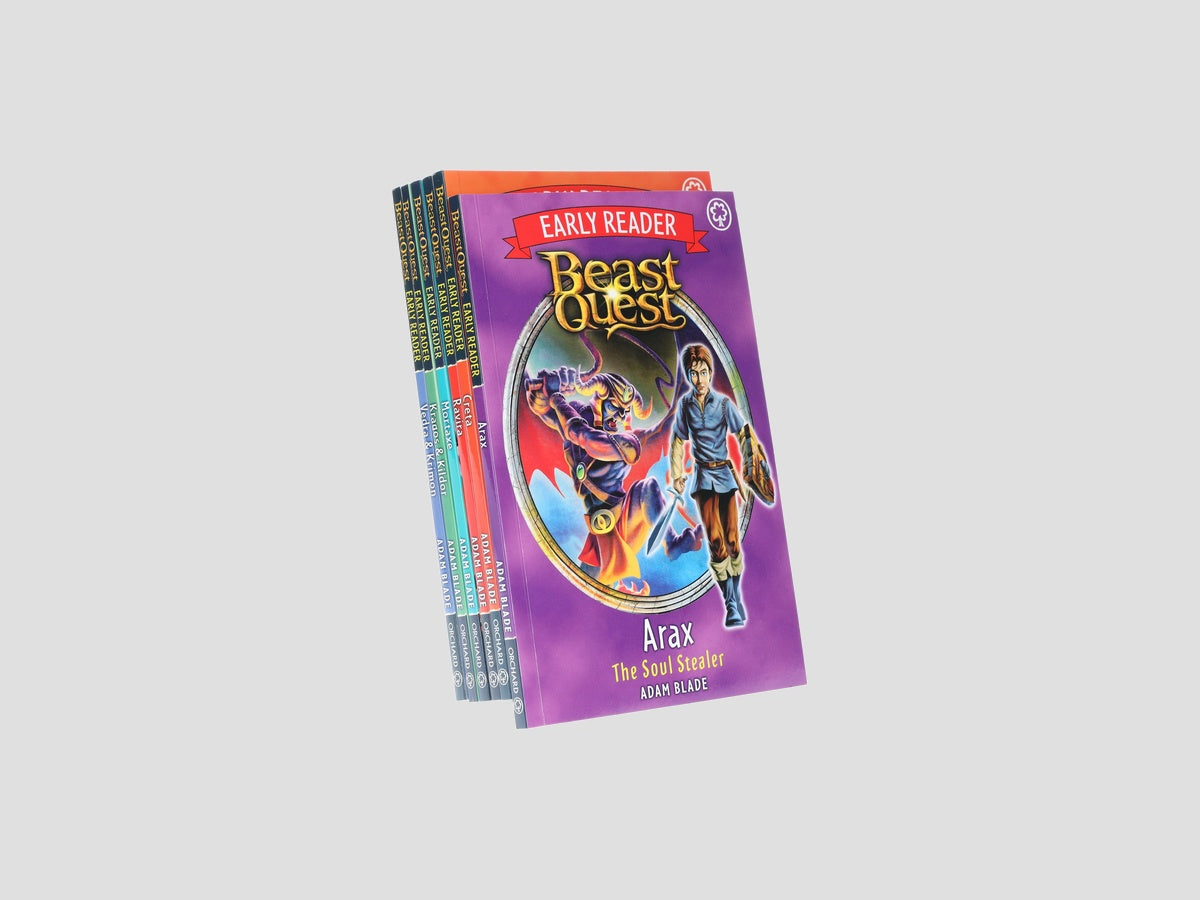 Beast Quest Early Reader Series 6 Books Collection by Adam Blade; 9781408371602
