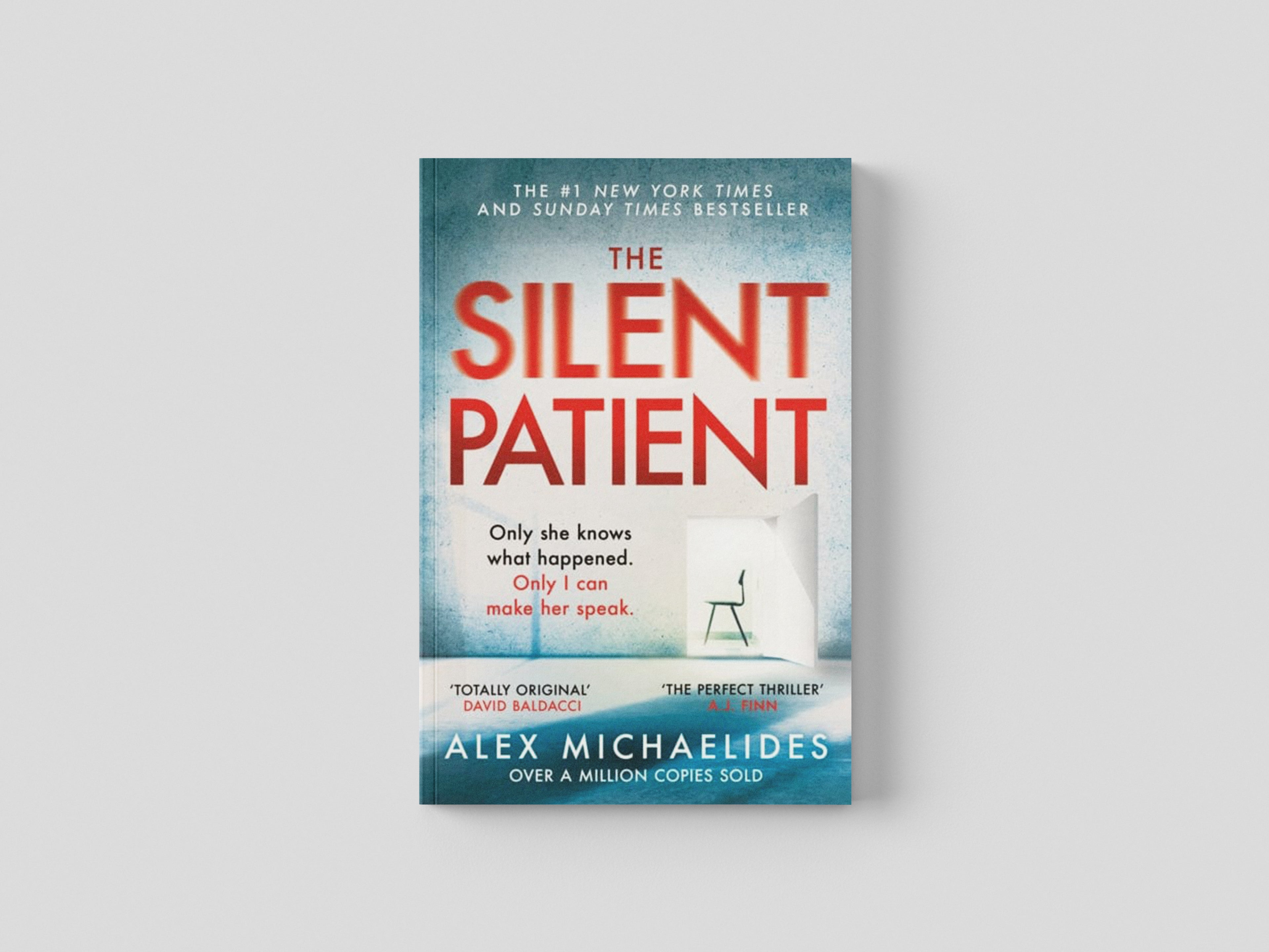 The Silent Patient by Alex Michaelides; 9781409181637