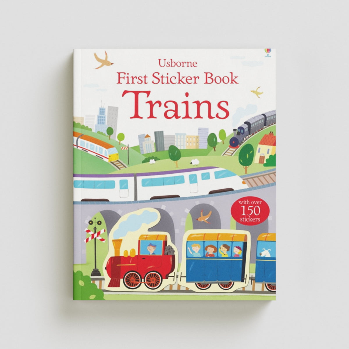 First Sticker Book Trains by Sam Taplin; 9781409551553