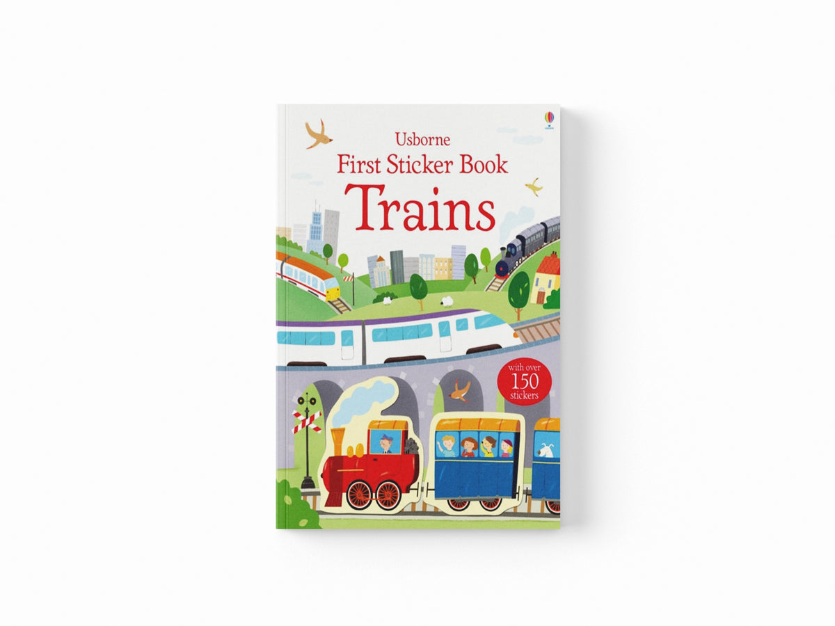 First Sticker Book Trains