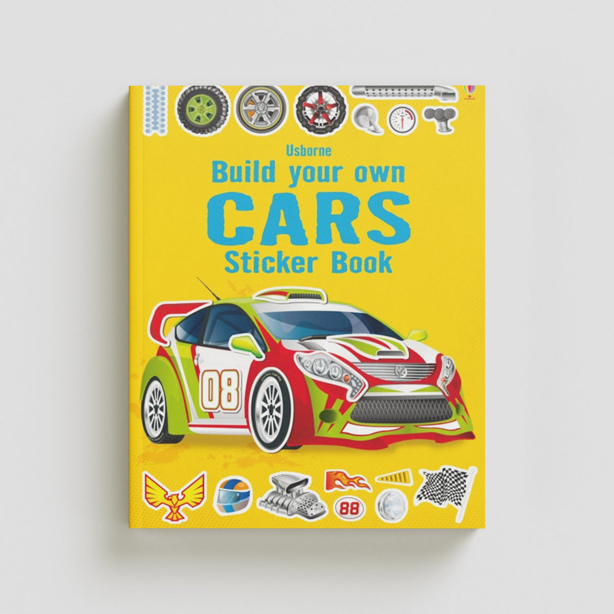Build your own Cars Sticker book by Simon Tudhope; 9781409555384