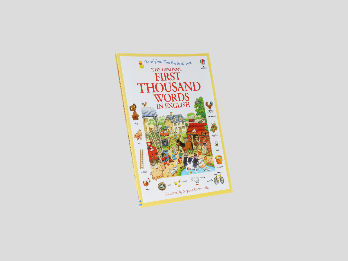 Usborne First Thousand Words In English: Illustrated Children Book - Age 0-5 by Usborne Publishing Ltd; 9781409562894
