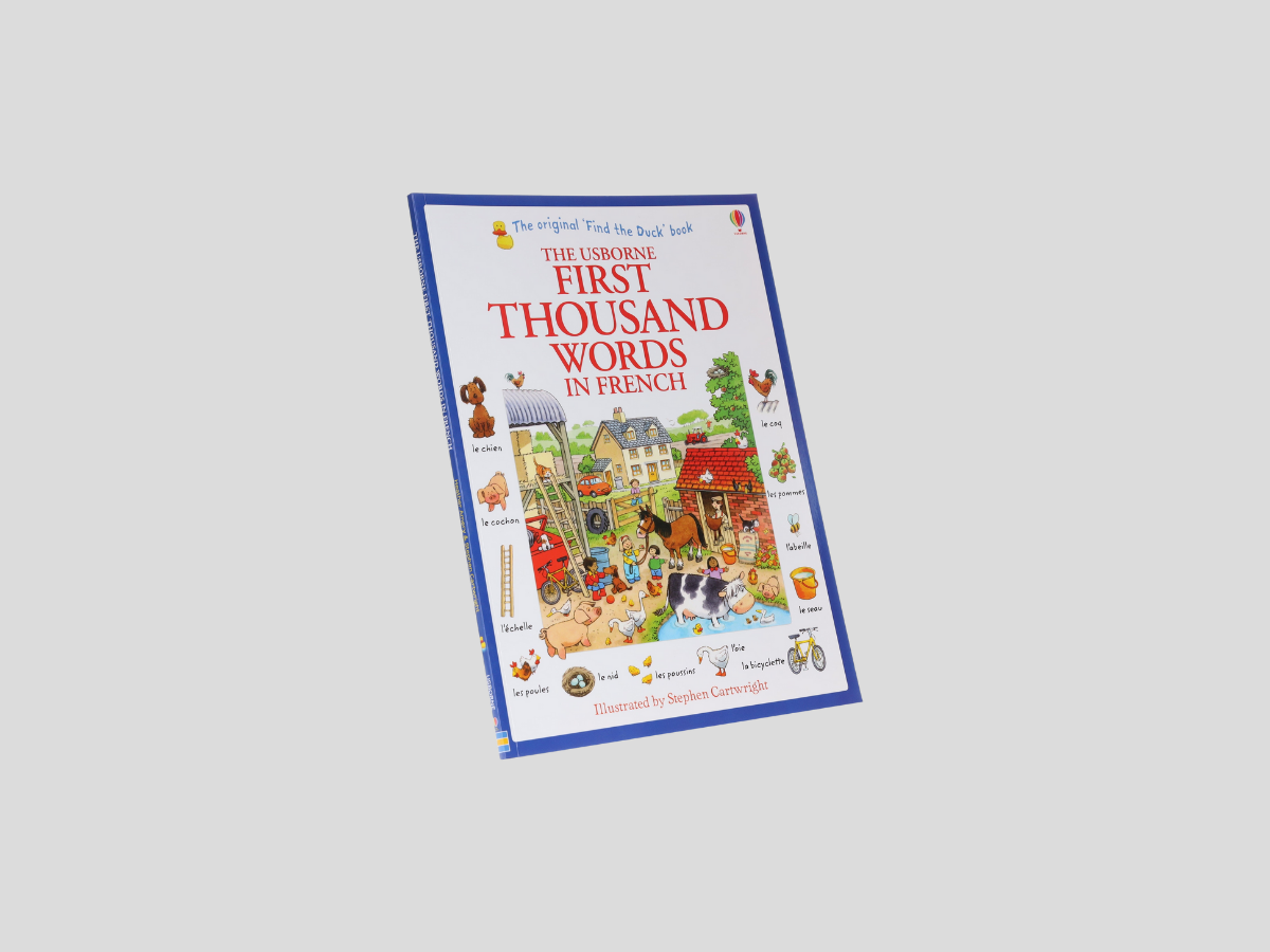 First Thousand Words In French: Illustrated Children Book - Ages 5+ by Usborne Publishing Ltd; 9781409566113