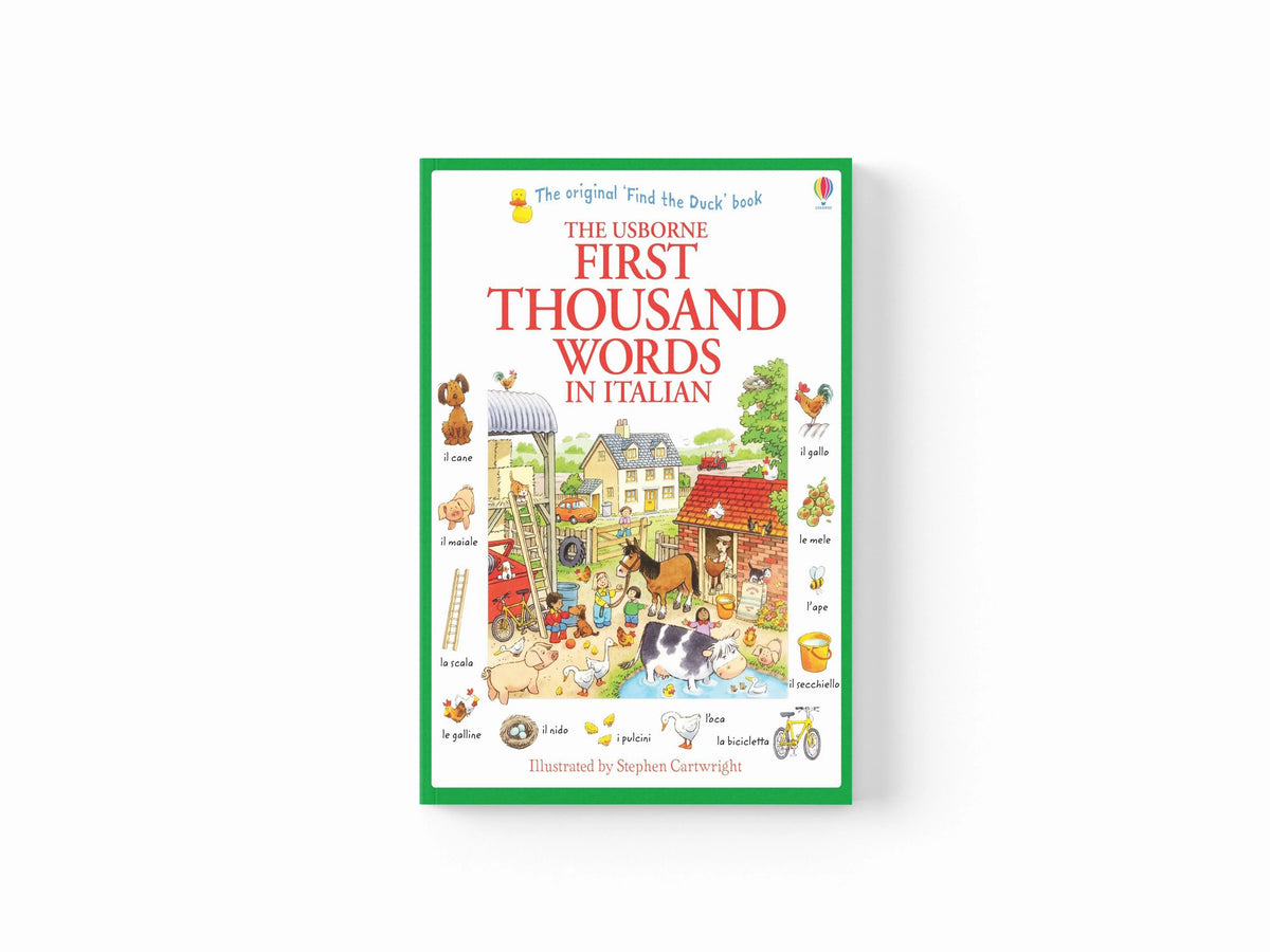 First Thousand Words In Italian: Illustrated Children Book - Ages 5+