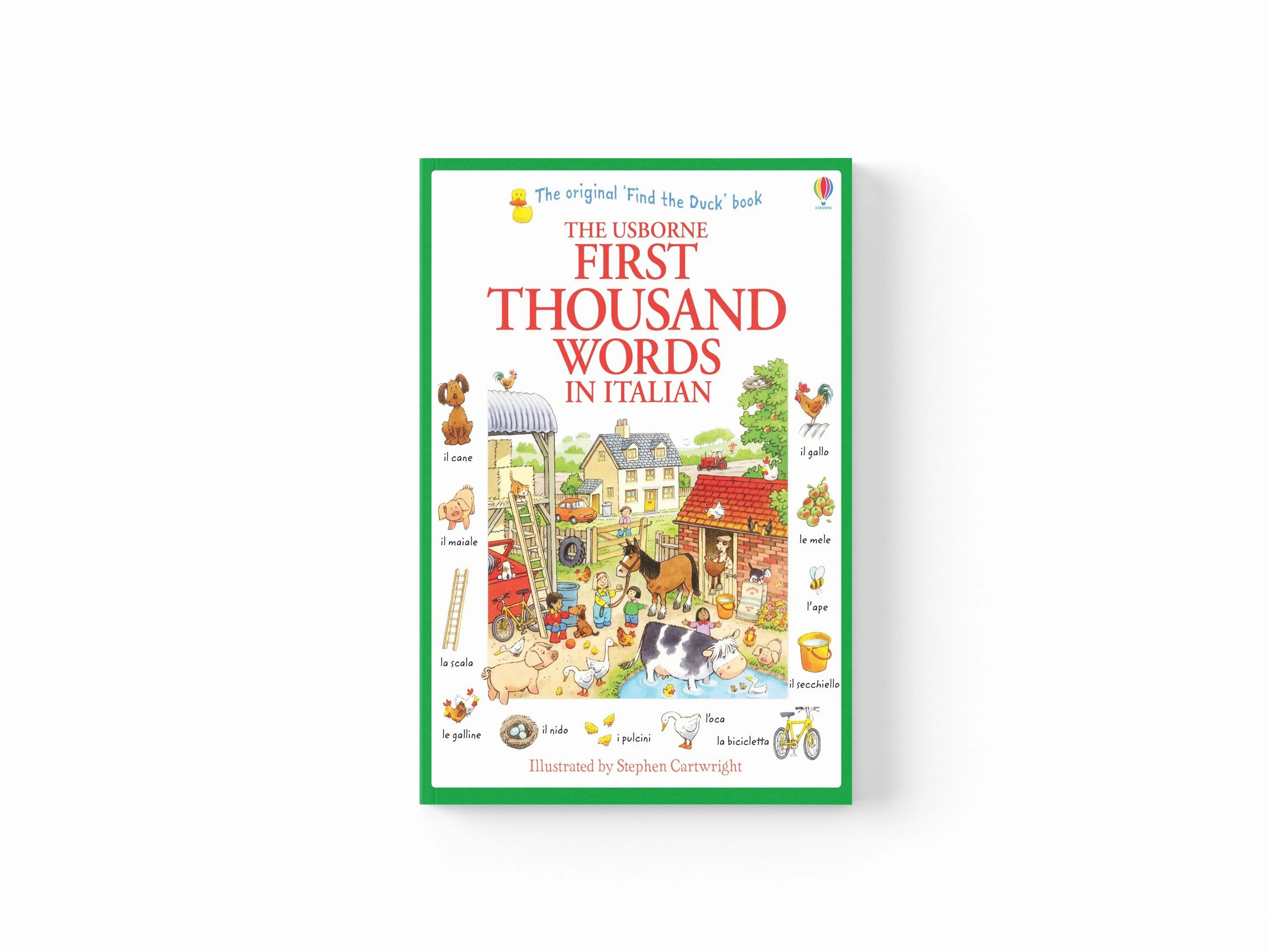 First Thousand Words In Italian: Illustrated Children Book - Ages 5+