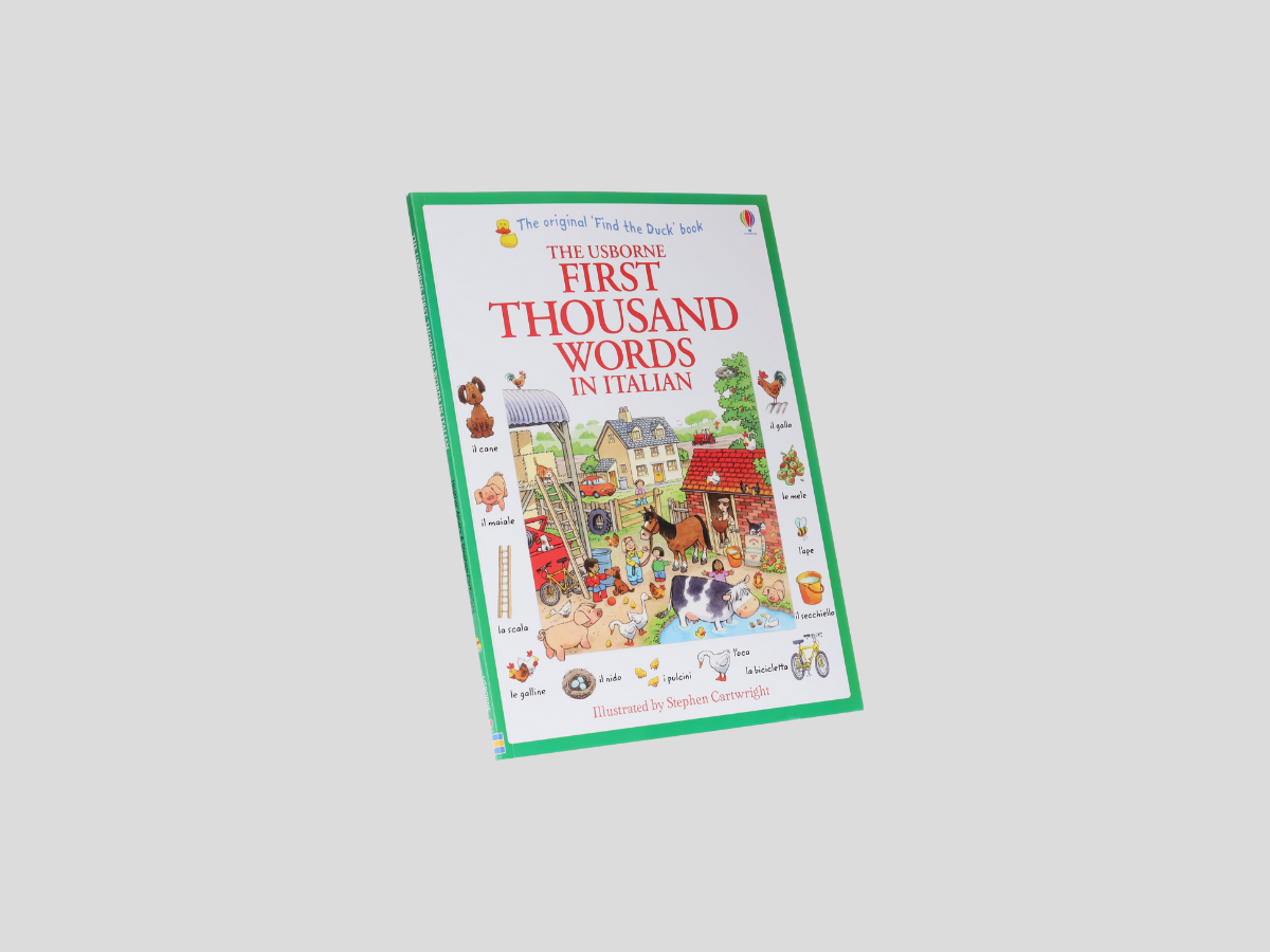 First Thousand Words In Italian: Illustrated Children Book - Ages 5+ by Usborne Publishing Ltd; 9781409566144