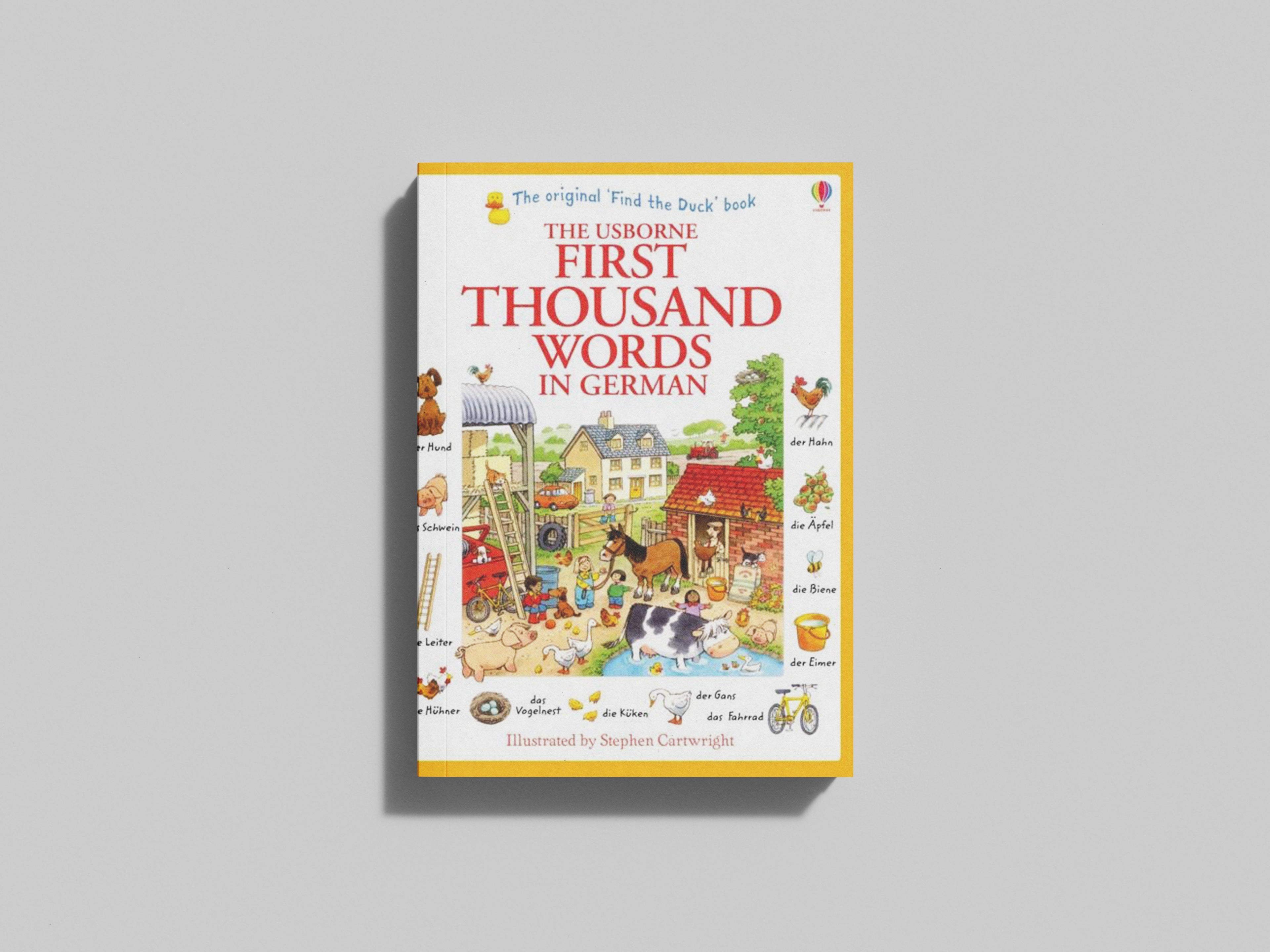 First Thousand Words in German by Usborne Publishing Ltd; 9781409583035