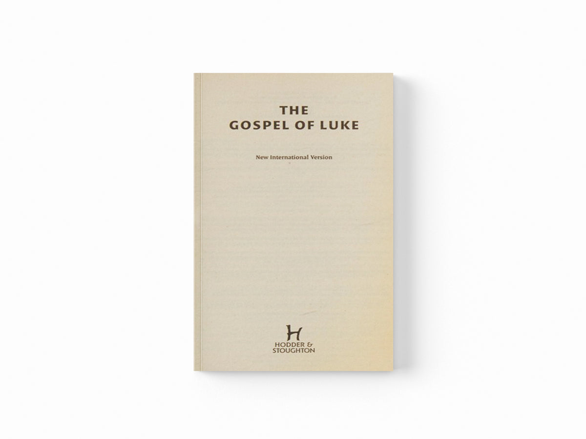 NIV Gospel of Luke by New International Version; 9781444702873