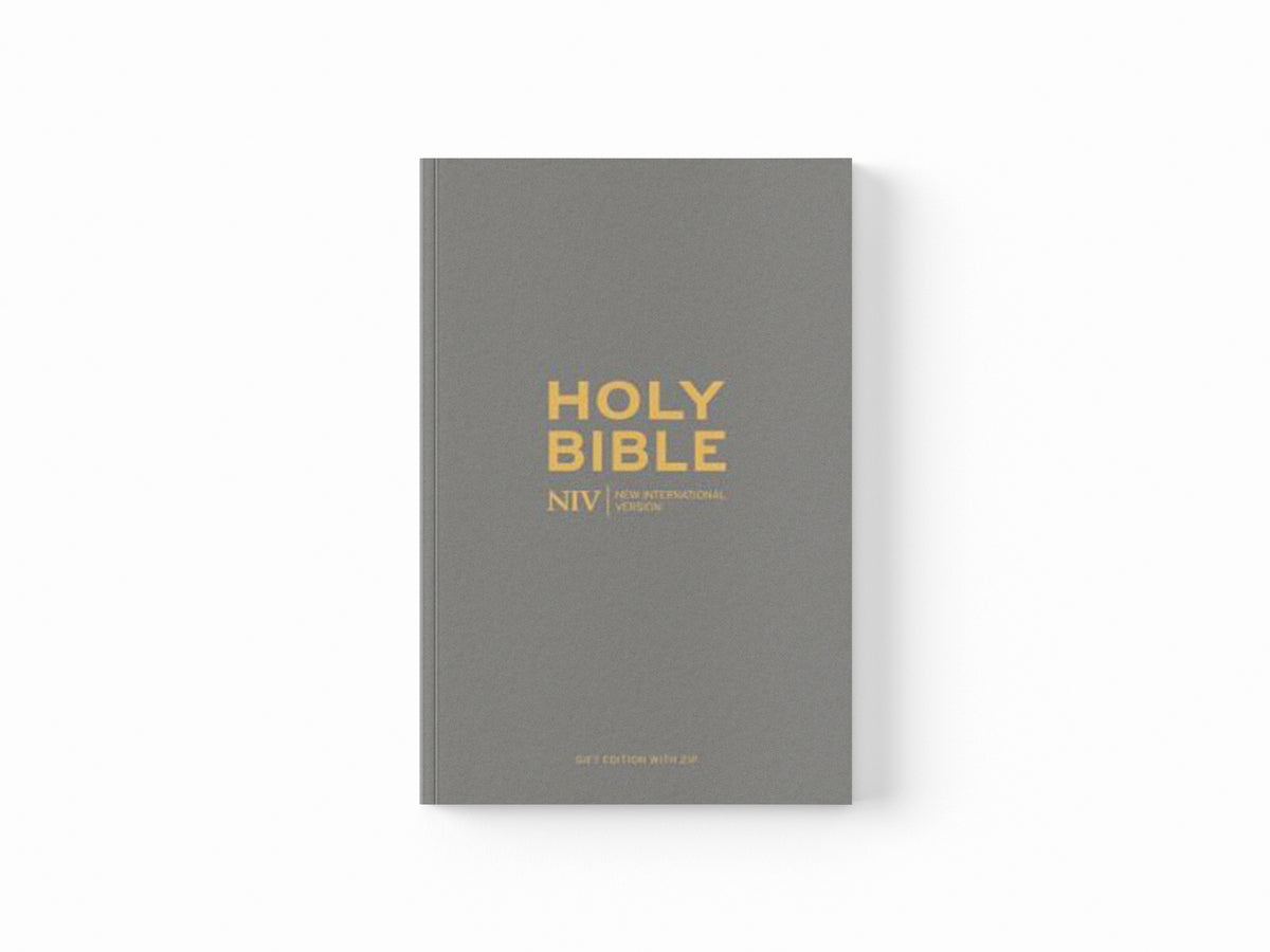 NIV Pocket Charcoal Soft-tone Bible with Zip by New International Version; 9781444702910