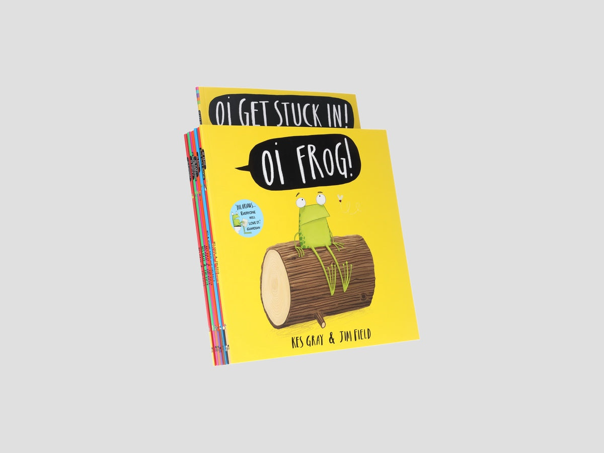 Oi Frog and Friends Series 8 Picture Books Collection Set - Ages 2-6 by Kes Gray; 9781444983098