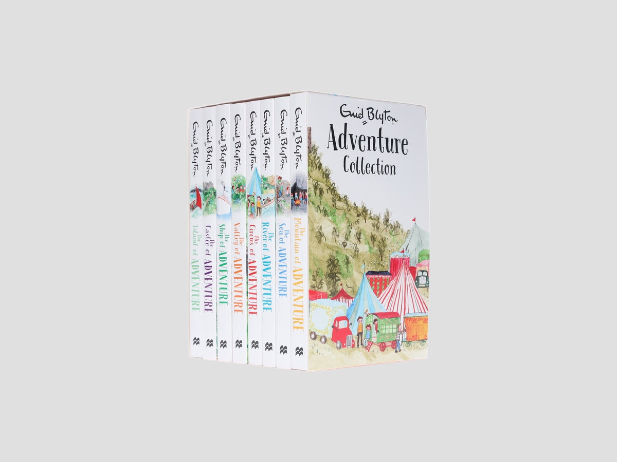 Enid Blyton Adventure Series (Mountain, Sea, River, Circus, Valley, Ship, Castle, Island) 8 Books Collection by Enid Blyton; 9781447299066