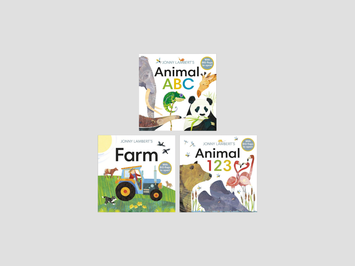 Jonny Lambert Collection (Animal ABC, Animal 123 & Farm) Collection - Ages 0-3 by DK; 9781462811236