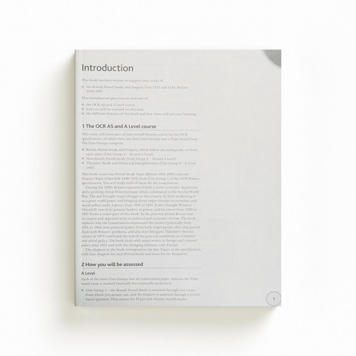 OCR A Level History: Britain 1930–1997 by Mike Wells; Nicholas Fellows; 9781471837296