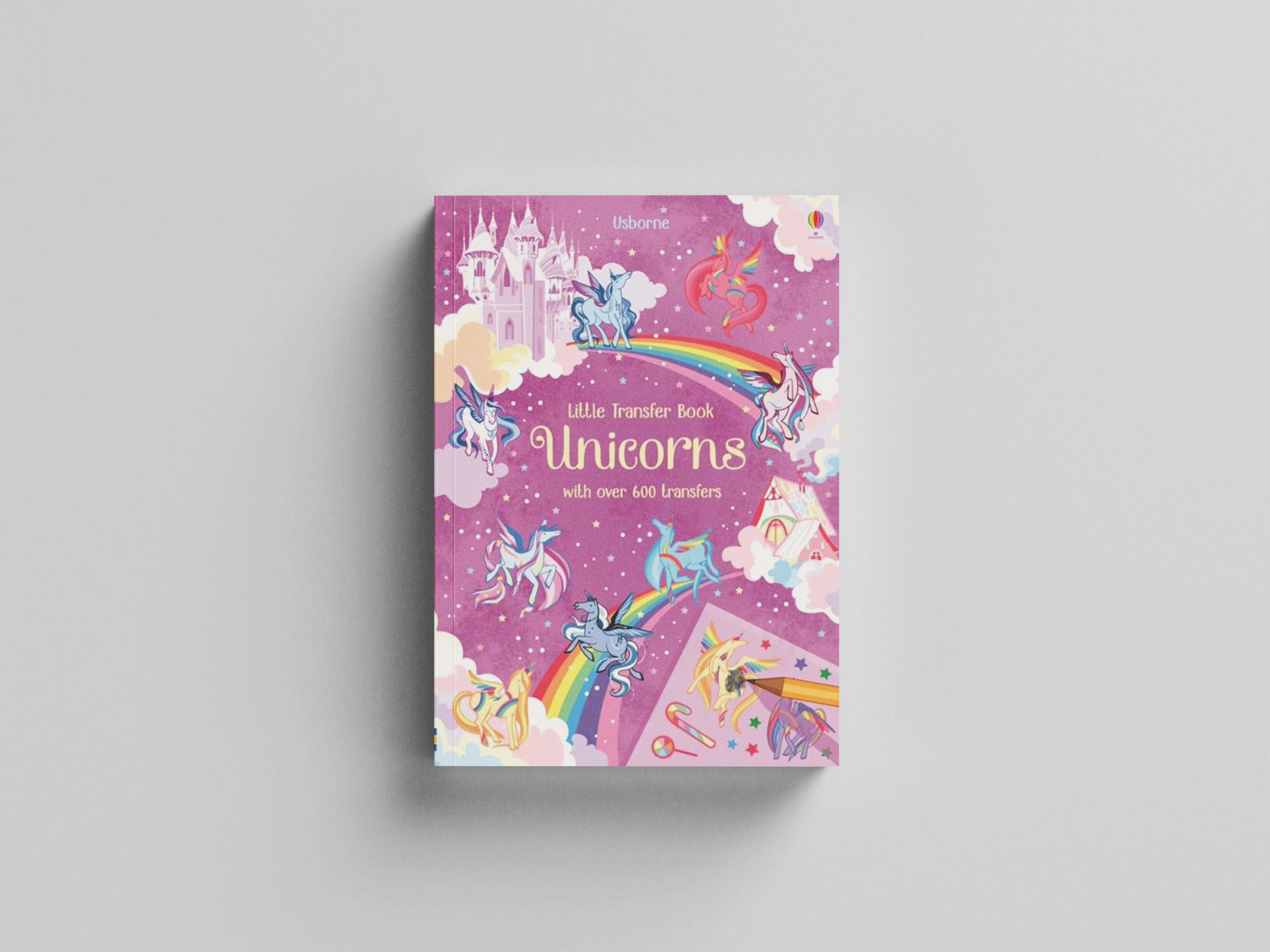 Unicorns Transfer Activity Book by Usborne Publishing Ltd; 9781474950930