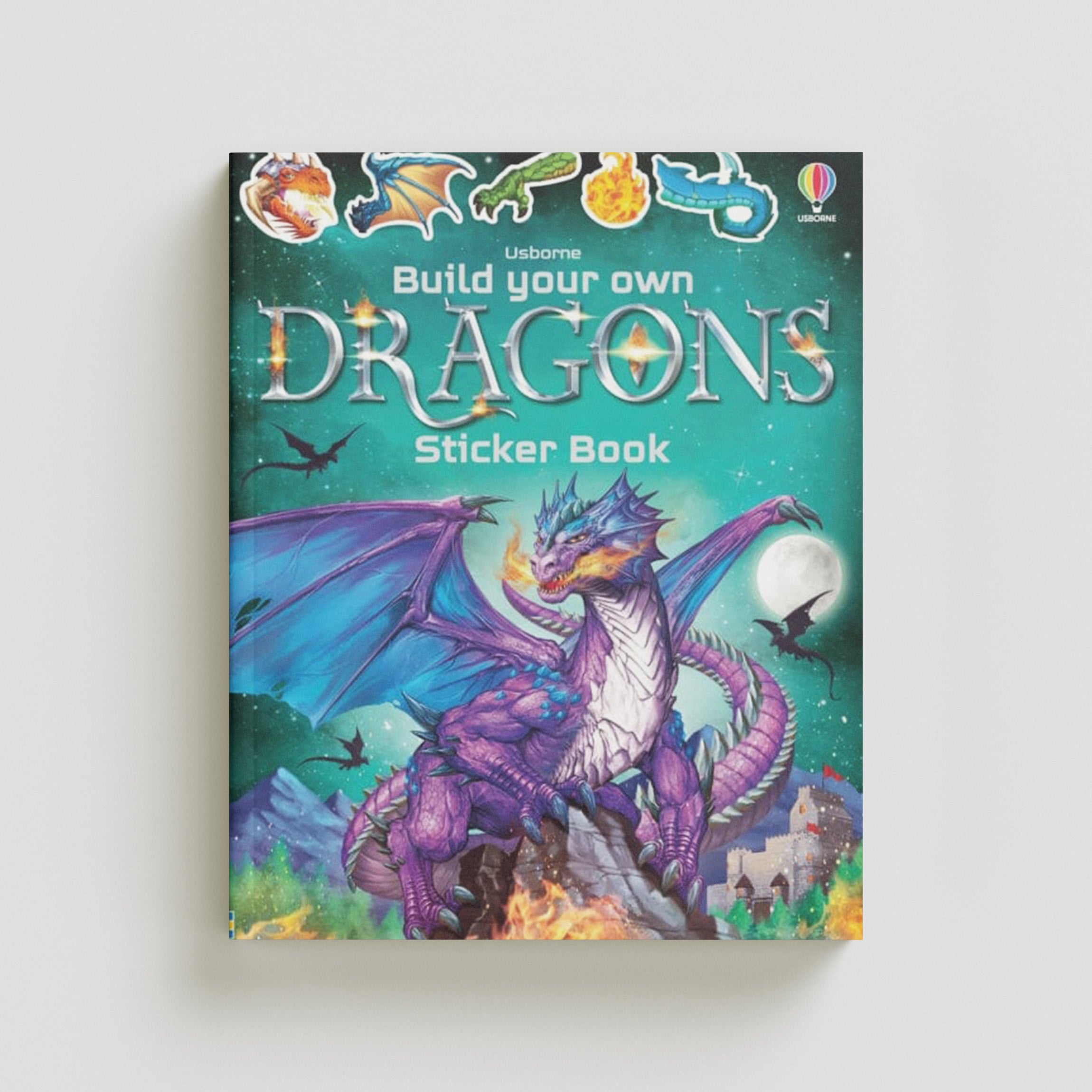 Build Your Own Dragons Sticker Book by Usborne Publishing Ltd; 9781474952118
