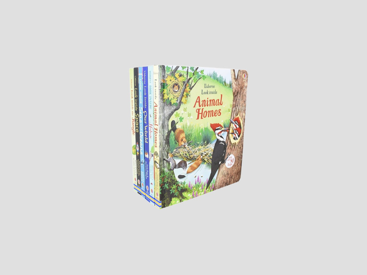 Usborne Look Inside 6 Books Collection Set - Ages 5-7 by Usborne Publishing Ltd; 9781474970341