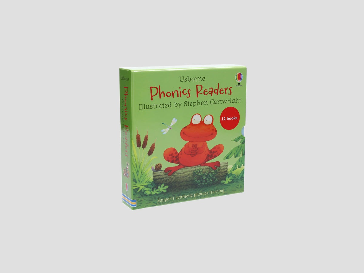 Usborne Phonics Readers 12 Books Collection by Usborne Publishing Ltd; 9781474989138