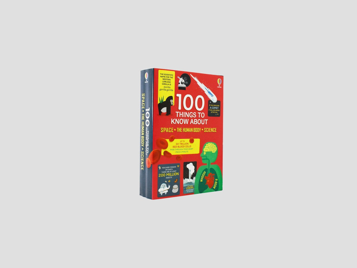 Usborne 100 Things to Know About Space, Science and Human Body Collection by Usborne Publishing Ltd; 9781474994903