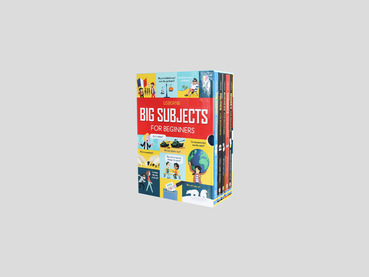 Usborne Big Subjects for Beginners 5 Books Collection Box Set - Age 8-11 by Usborne Publishing Ltd; 9781474999069