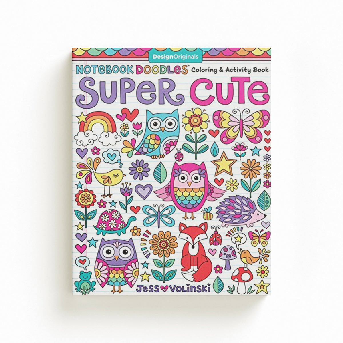 Notebook Doodles Super Cute by Jess Volinski; 9781497201392