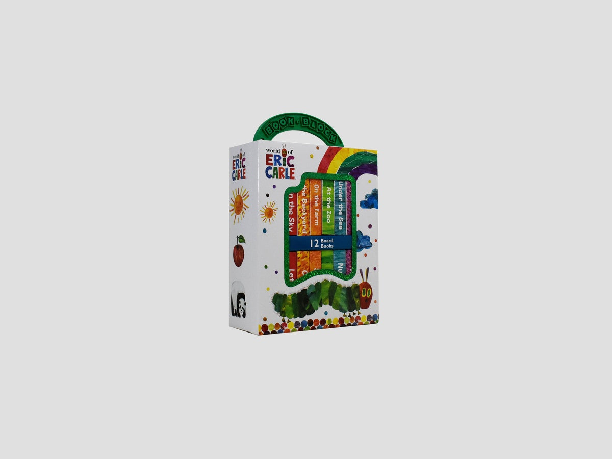 World of Eric Carle, My First Library Board Book Block 12-Book Set - Age 0-5 by P I Kids; 9781503723009