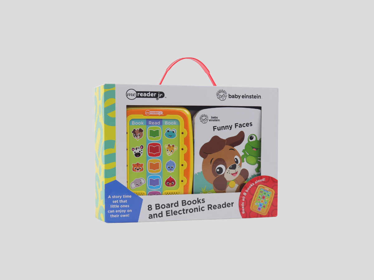 Baby Einstein Electronic Me Reader Jr. 8 Sound Book Library - Ages 2+ by PI Kids; 9781503752580