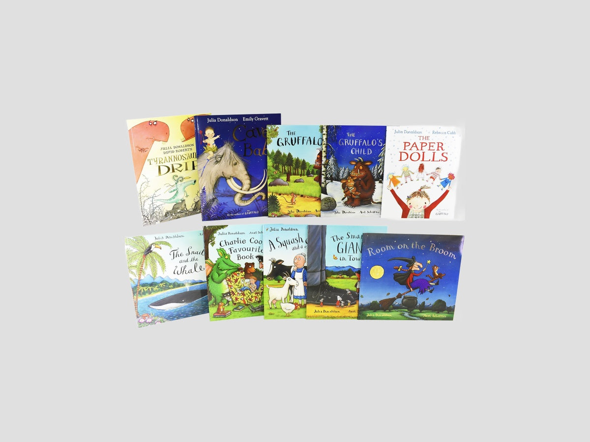 Julia Donaldson Story Collection 10 Picture Books - Age 5-7 by Axel Scheffler; 9781509801251